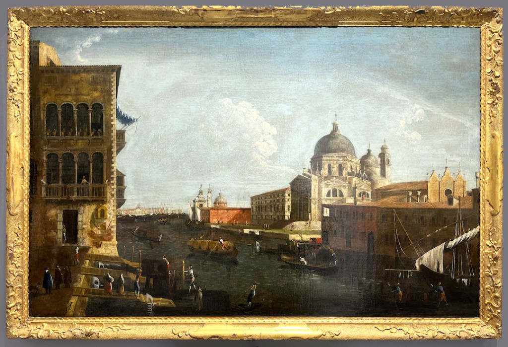 veduta del Gran Canal da Palazzo Pisani con Santa Maria della Salute, Venezia - Francesco Albotto 