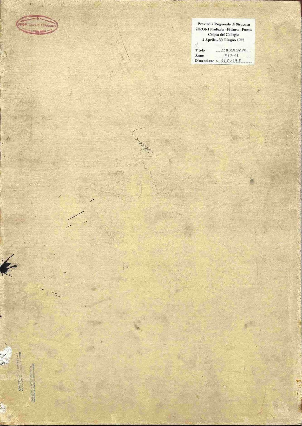 Composizione Astratta - Mario Sironi