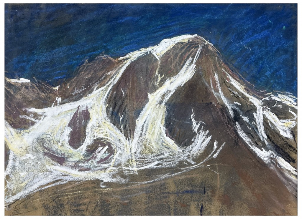 il Grand Jorasses  e il Bianco dal fondo di Val Veny - Alessandro Poma